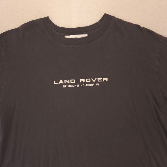 Land Rover Crew Neck Short Sleeve Graphic T Shirt Mens Size Large L Gray - Picture 1 of 9